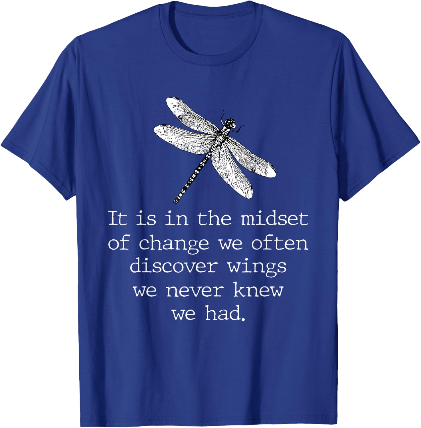 Dragonfly Shirt Spiritual Faith Dragonflies Lovers T-Shirt - T-Shirt | Royal