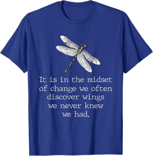 Dragonfly Shirt Spiritual Faith Dragonflies Lovers T-Shirt - T-Shirt | Royal
