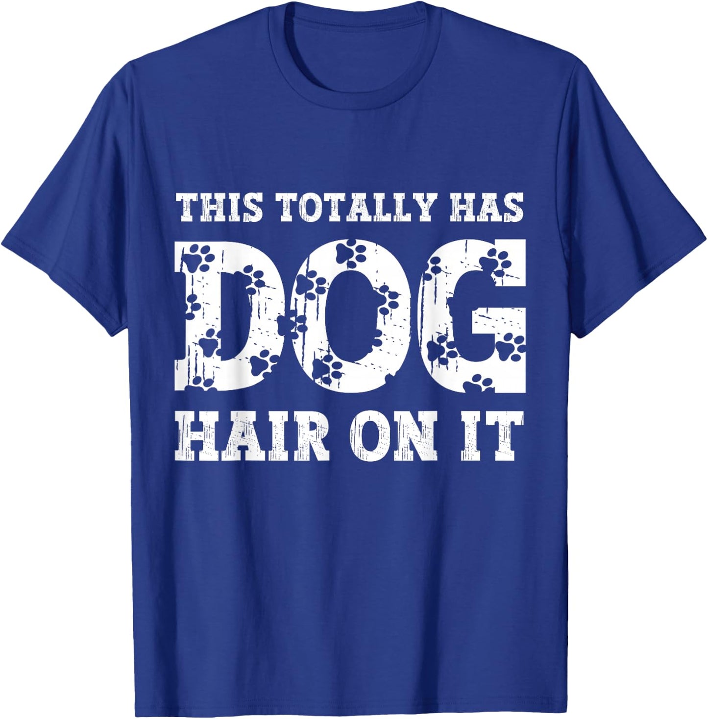 Adults Dog Lovers Black Small Modern Letter Print Short Sleeve T-Shirt - T-Shirt | Royal