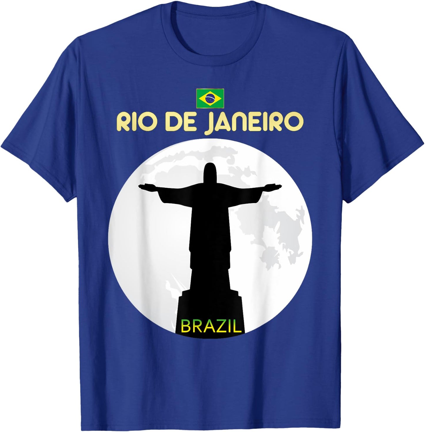 Rio de Janeiro Christ the Redeemer Cristo Redentor Brazil T-Shirt - T-Shirt | Royal