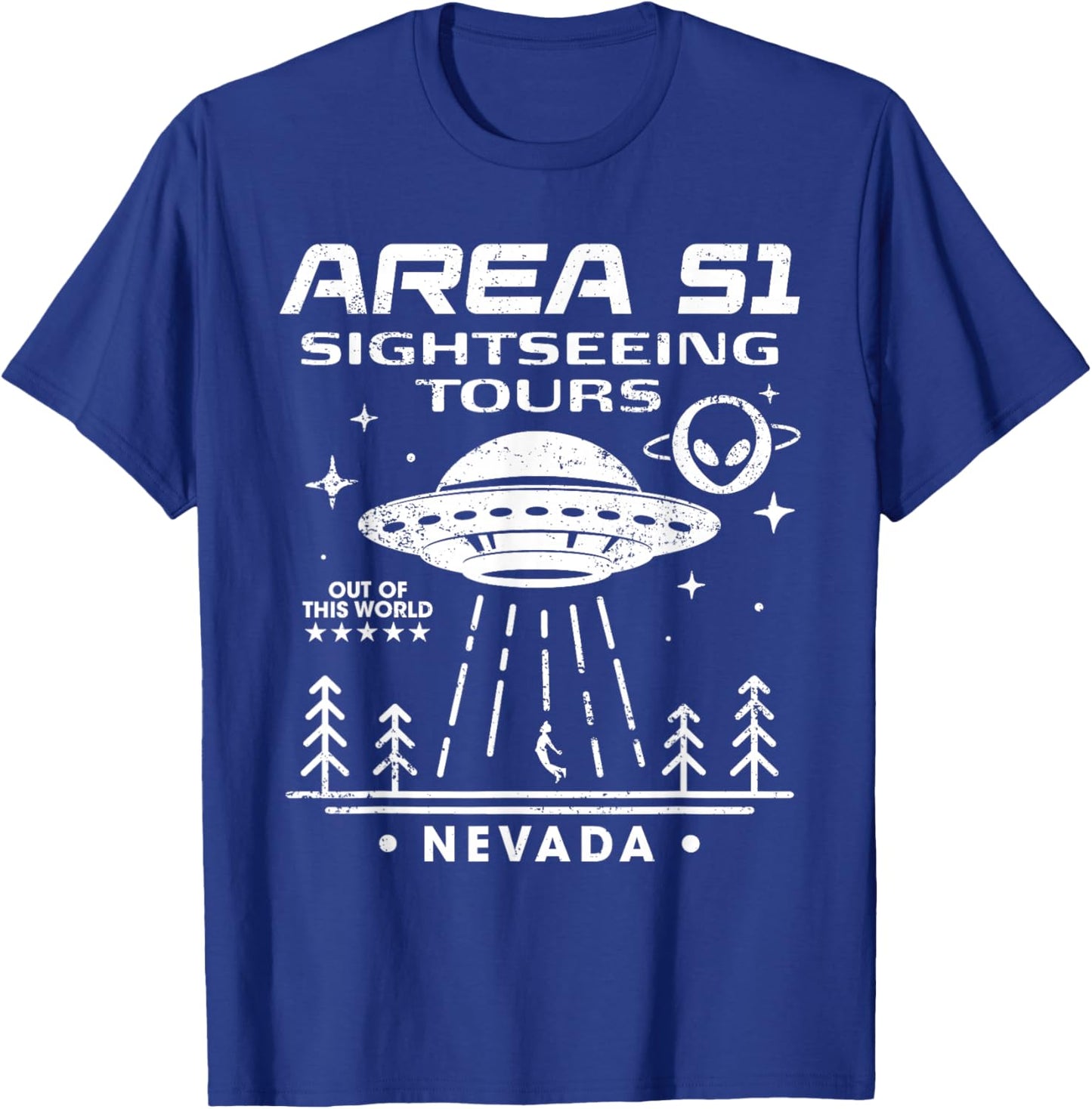 Area 51 Sightseeing Tours T-Shirt - T-Shirt | Royal