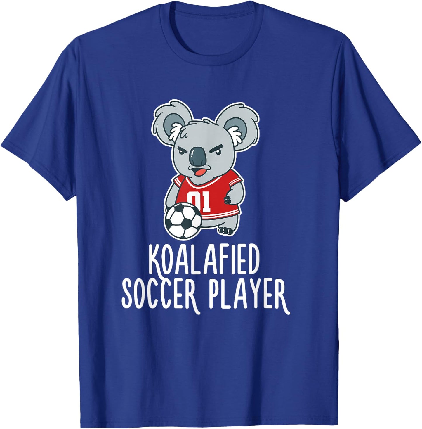 Soccer Player Koalafied Koala Bear Goal Sport T-Shirt - T-Shirt | Royal