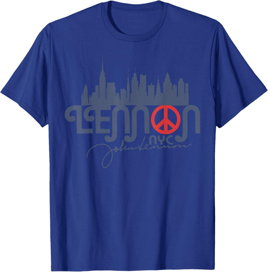 John Lennon - Peace, NYC T-Shirt - T-Shirt | Royal
