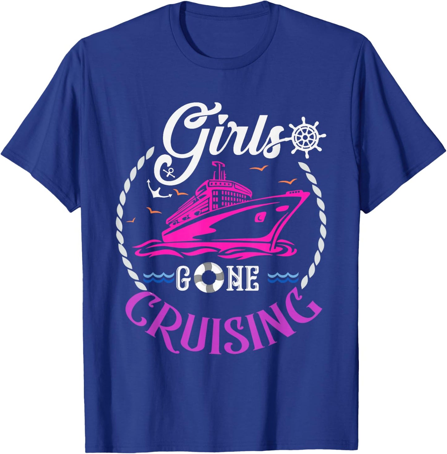 Girls Gone Cruising Cruise Lovers T-Shirt - T-Shirt | Royal