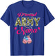 Proud Army Nana US Flag Camo Dog Tags Military Grandmother Men Women T-Shirt - T-Shirt | Royal