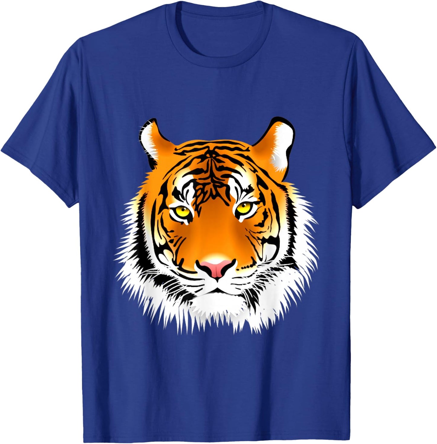 Tiger Head Design , Women, Boys & Girls T-Shirt - T-Shirt | Royal