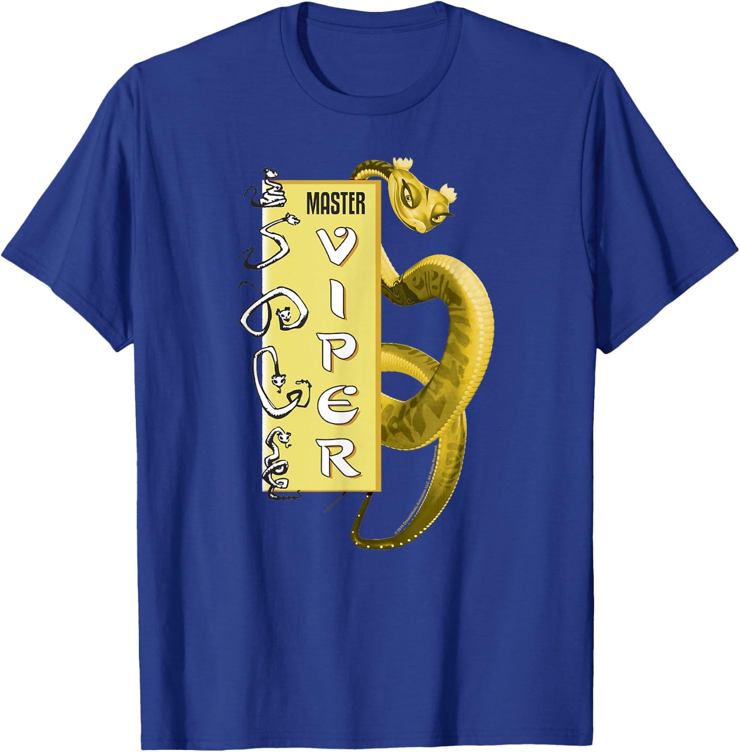 Kung Fu Panda Master Viper Action Pose Banner T-Shirt - T-Shirt | Royal