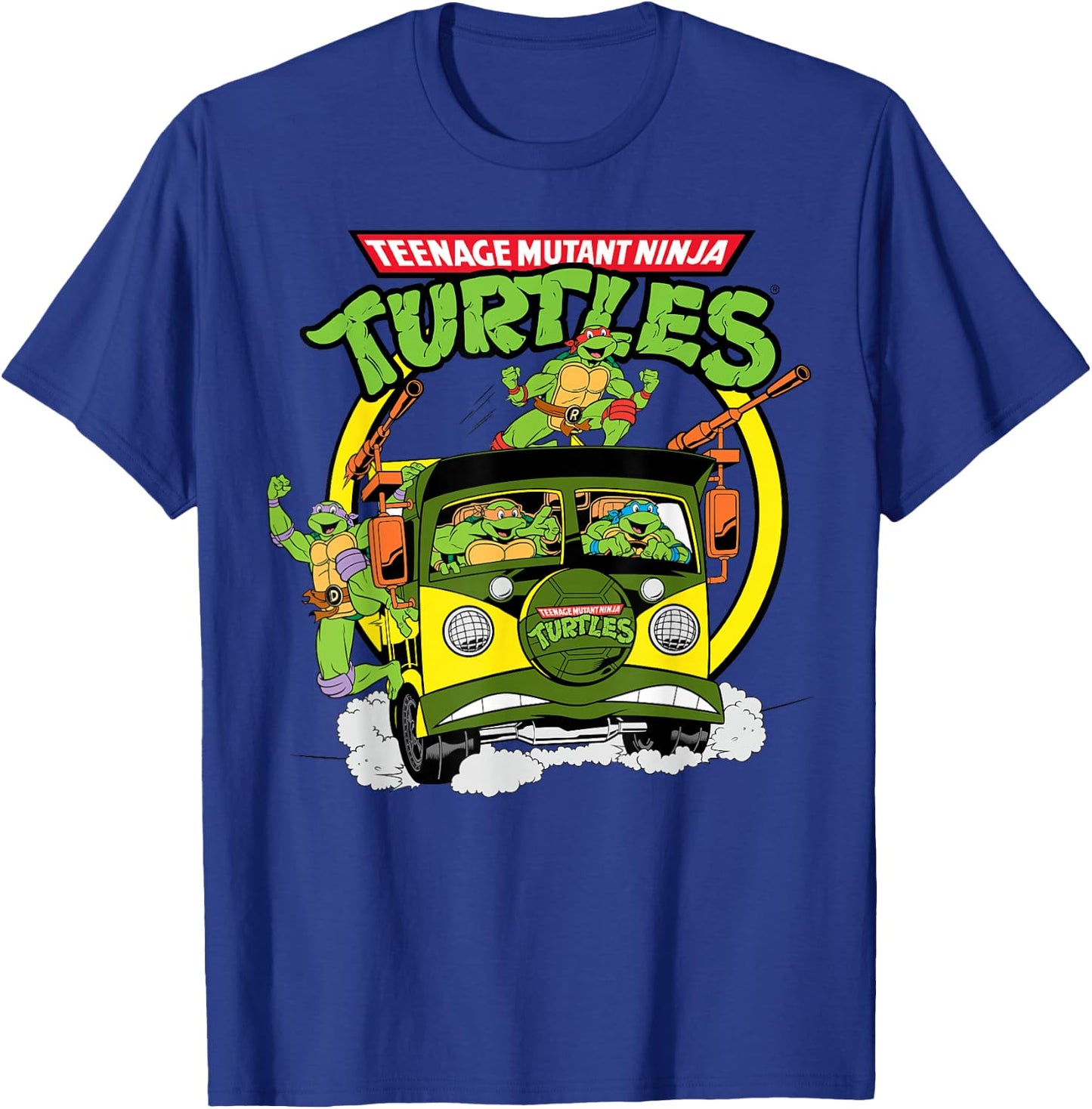 Teenage Mutant Ninja Turtles Truck Speeding T-Shirt - T-Shirt | Royal