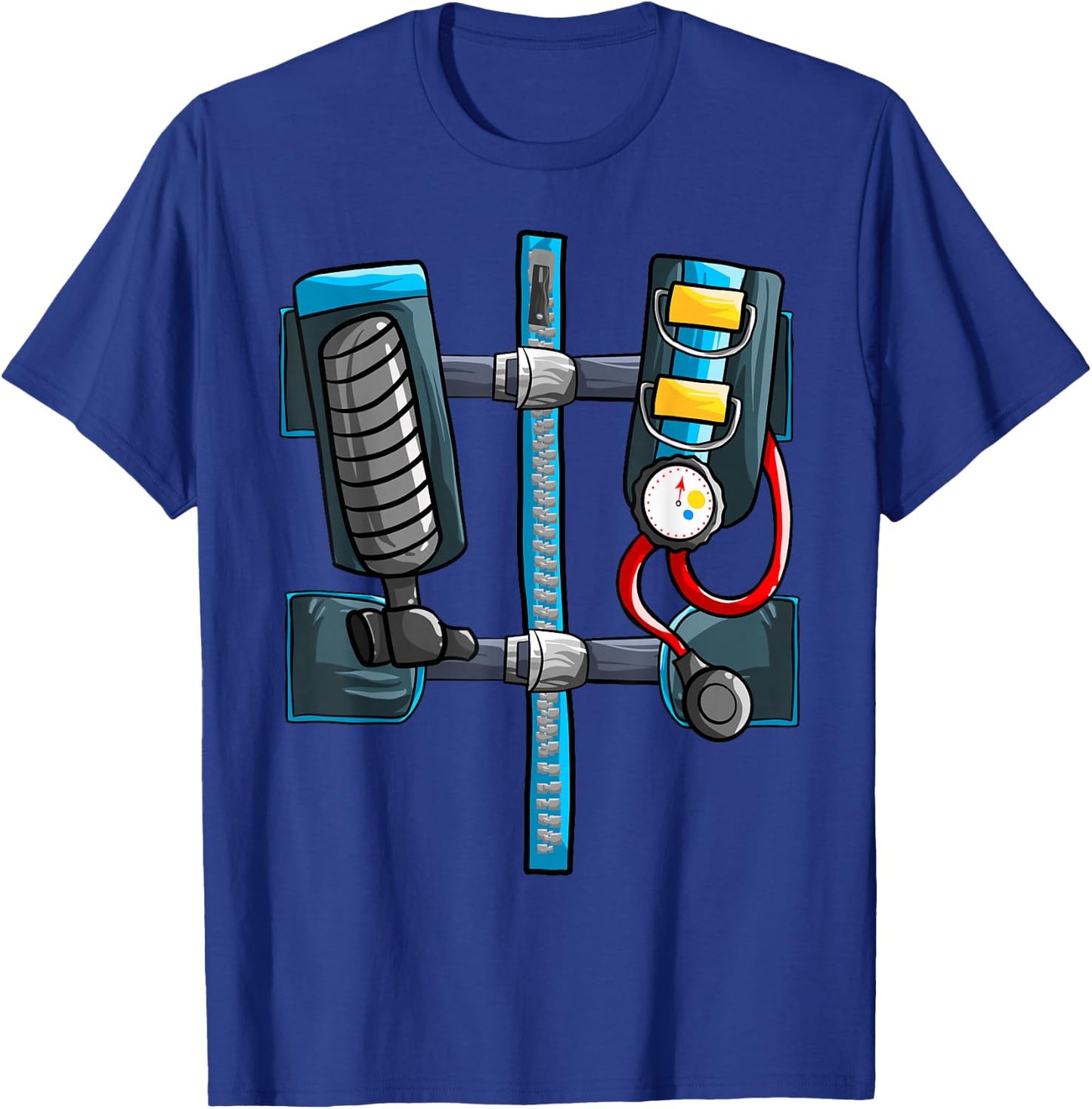 Cool Scuba Diver | Funny Lazy DIY Halloween Costume Gift T-Shirt - T-Shirt | Royal