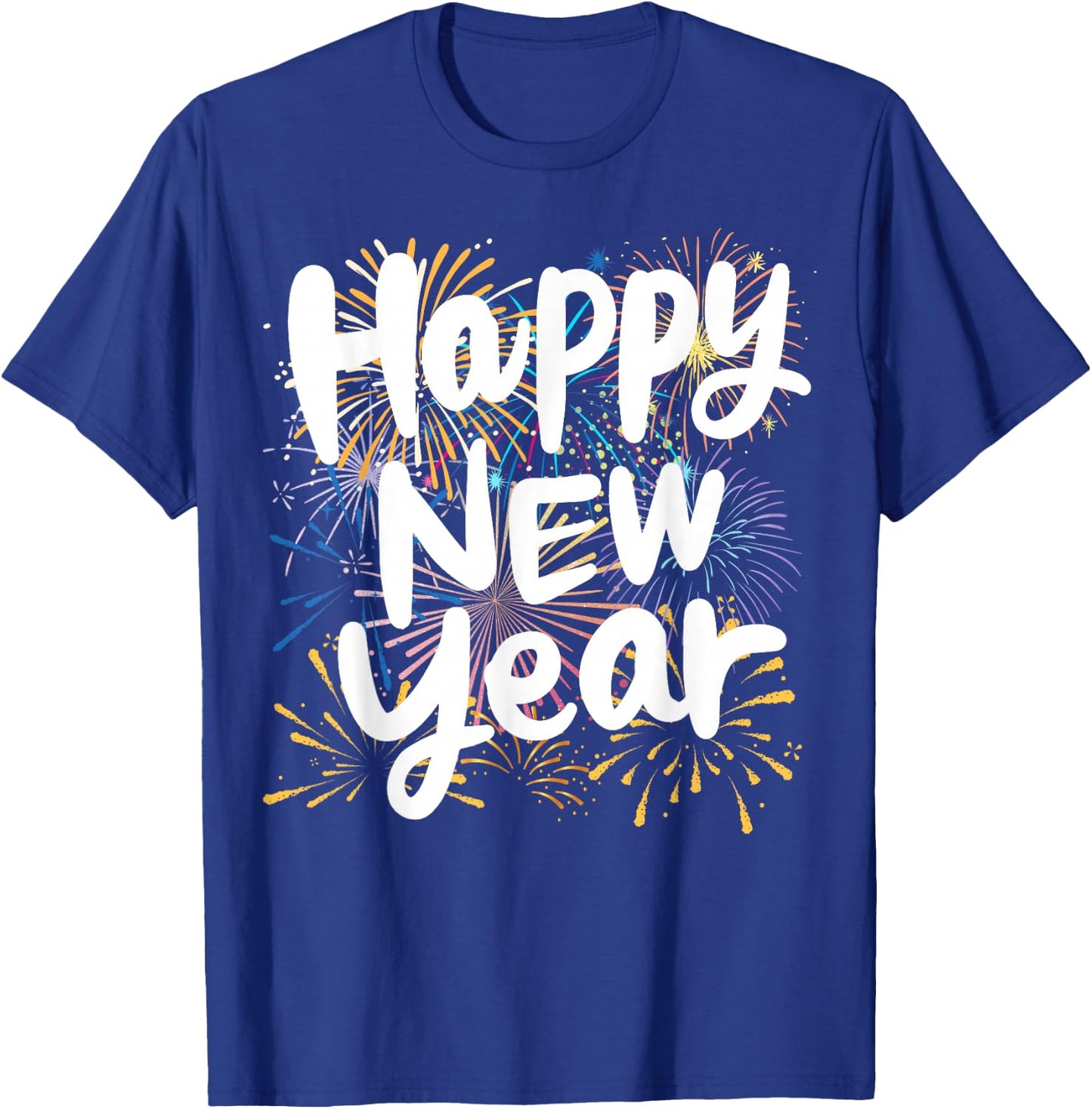 Happy New Year Eve Party 2026 Family Matching Fireworks T-Shirt - T-Shirt | Royal