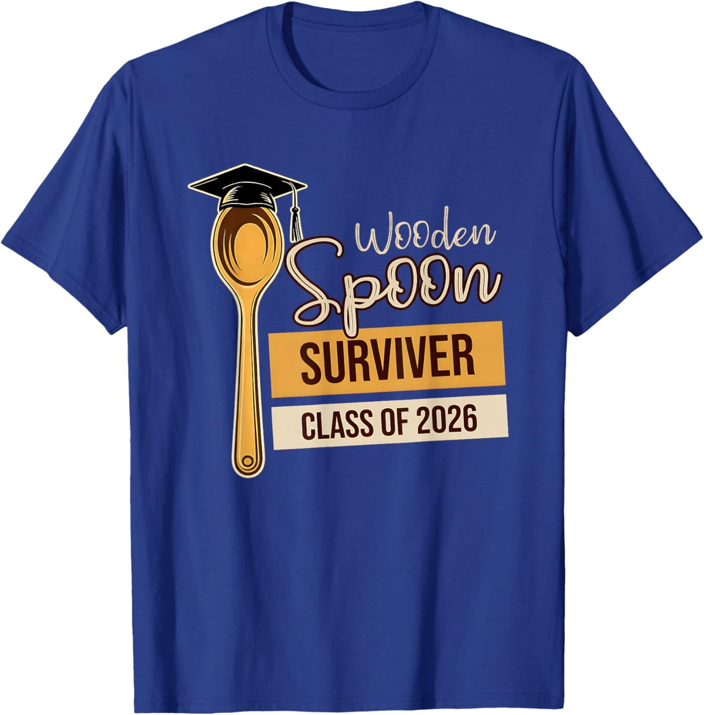 Wooden Spoon Survivor Class of 2026 T-Shirt - T-Shirt | Royal