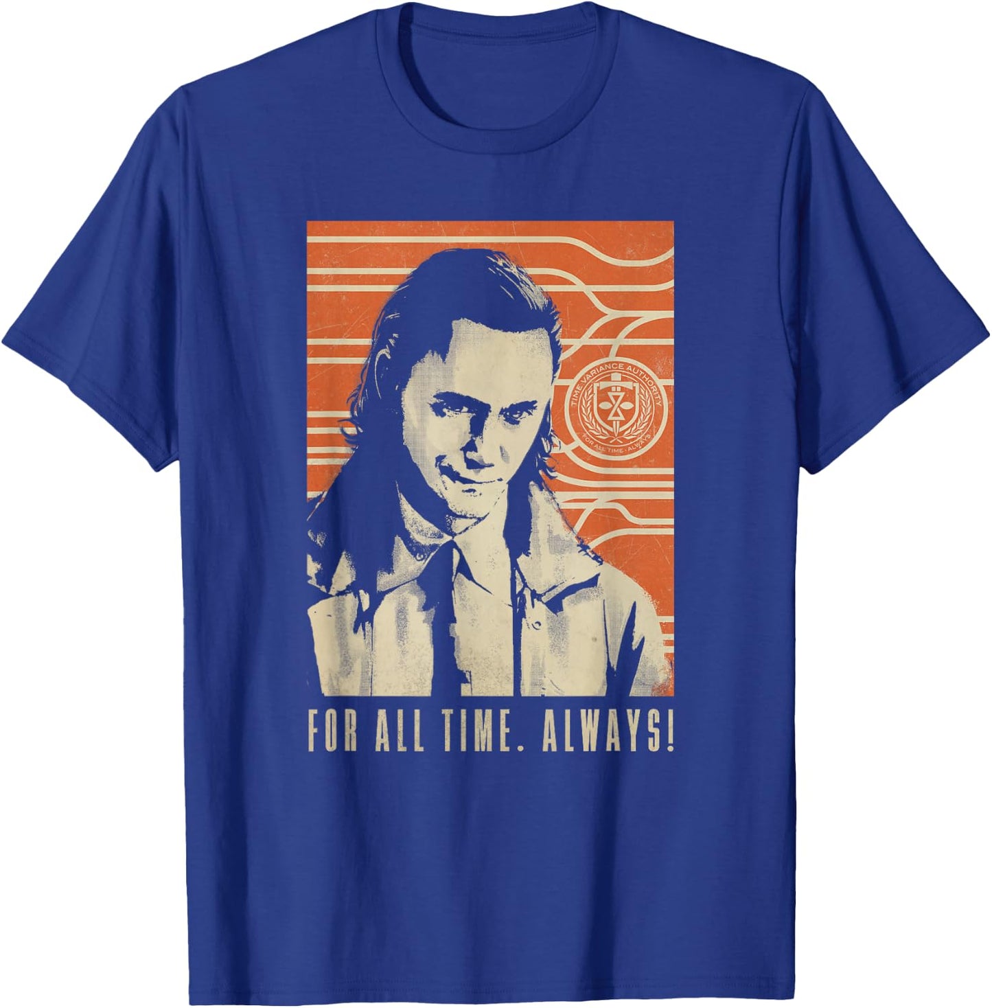 Marvel Loki For All Time Always! T-Shirt - T-Shirt | Royal