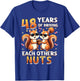 48 Years Of Driving Each Other Nuts Squirrel Couple Matching T-Shirt - T-Shirt | Royal