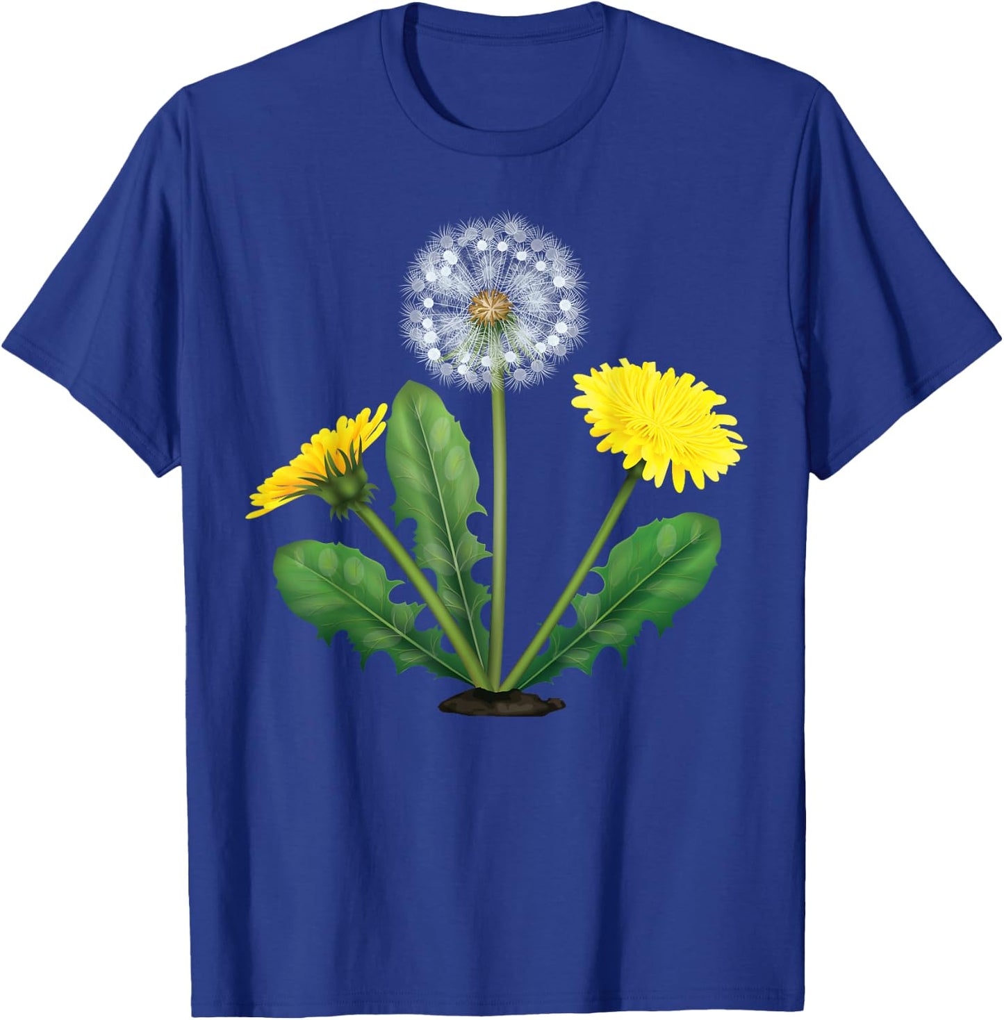 Dandelion Summer Flower Shirt Love Plants Gardening Men Women Kids T-Shirt - T-Shirt | Royal