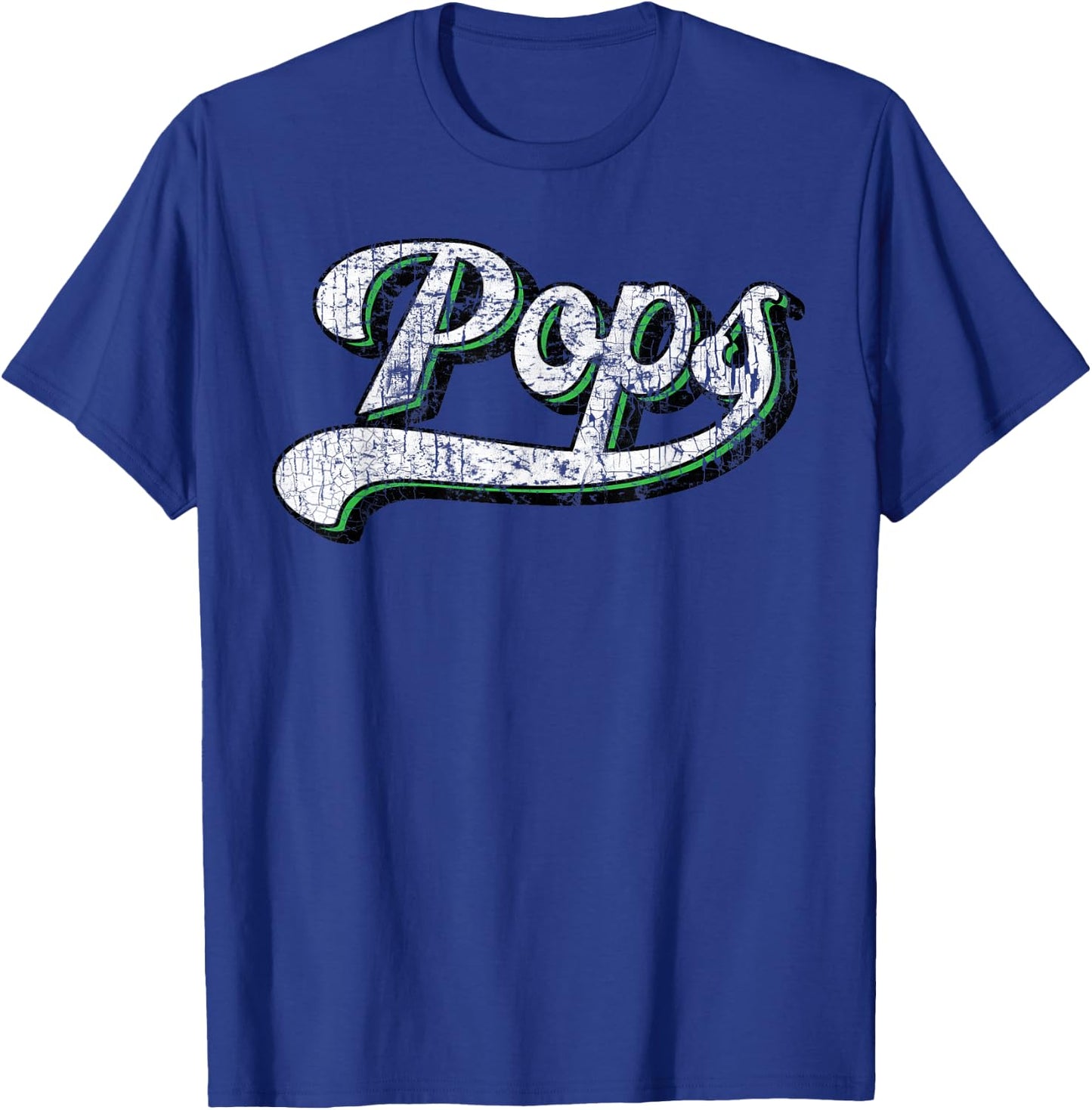 Vintage Father's Day Pops T-Shirt - T-Shirt | Royal