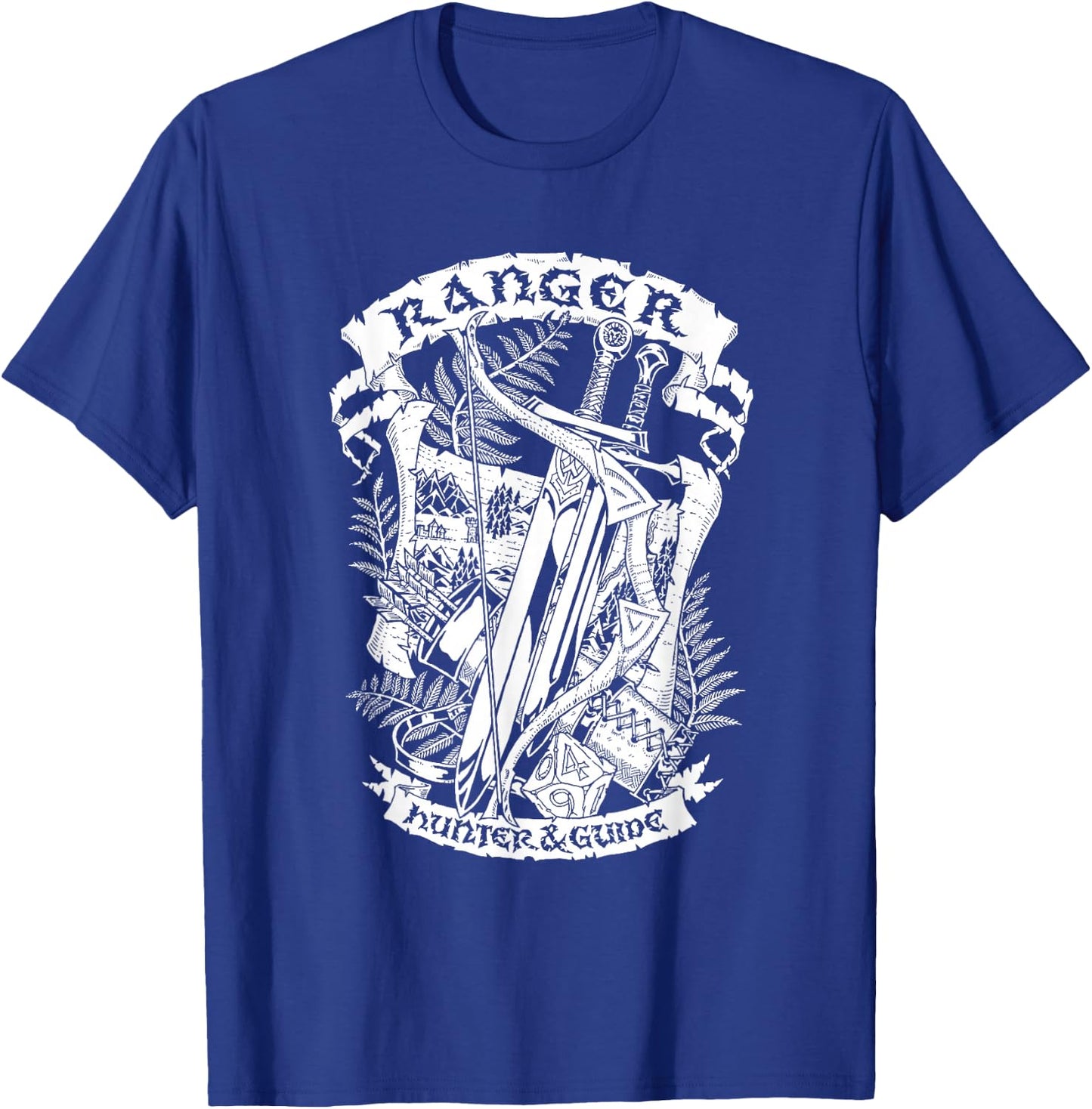 Games Sesh Fantasy RPG - Ranger T-Shirt - T-Shirt | Royal