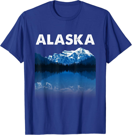 Alaska Alaska Wilderness T-Shirt - T-Shirt | Royal