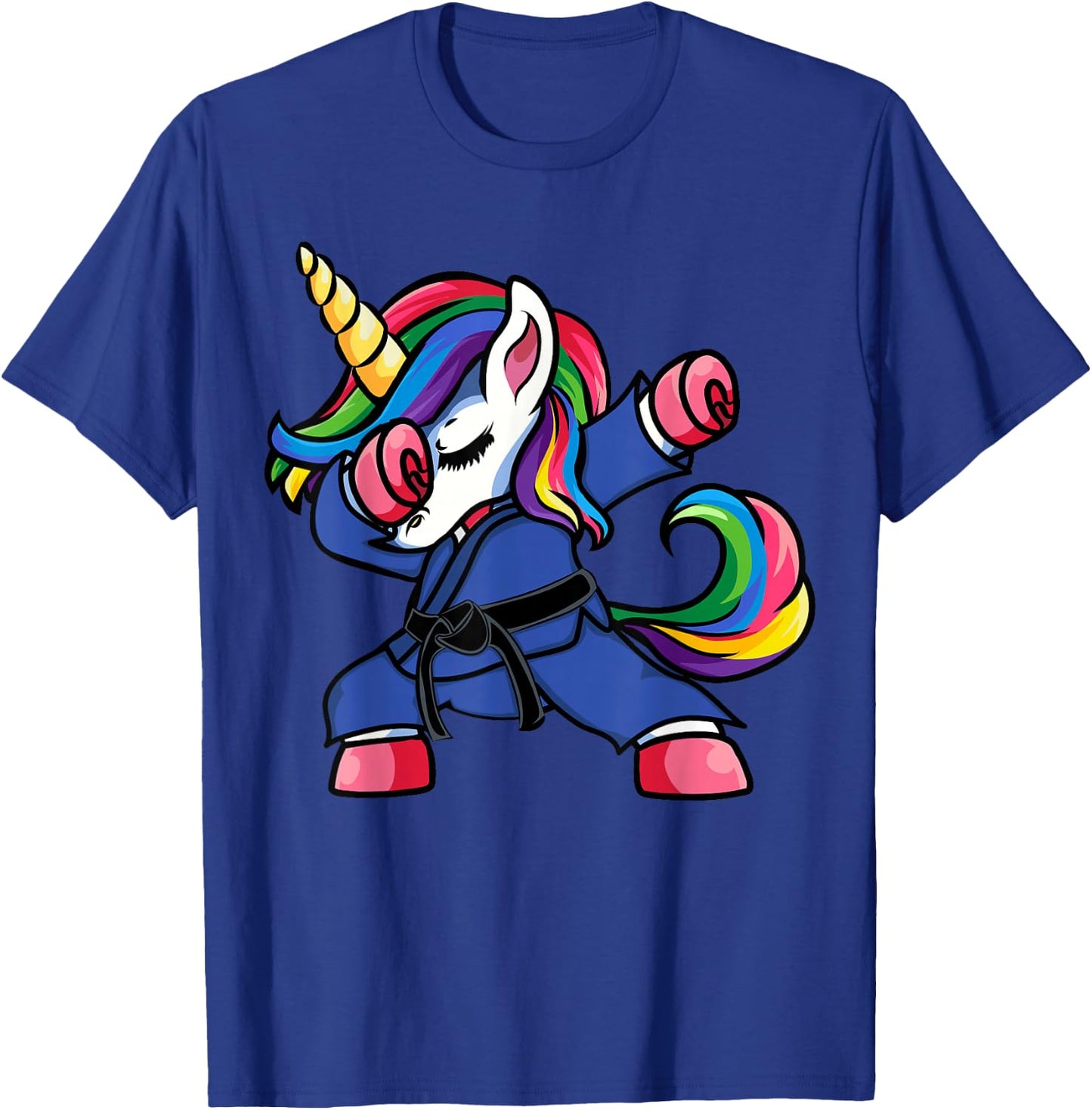 Dabbing Unicorn Brazilian Jiu Jitsu Mom , BJJ Women Girls Small T-Shirt - T-Shirt | Royal