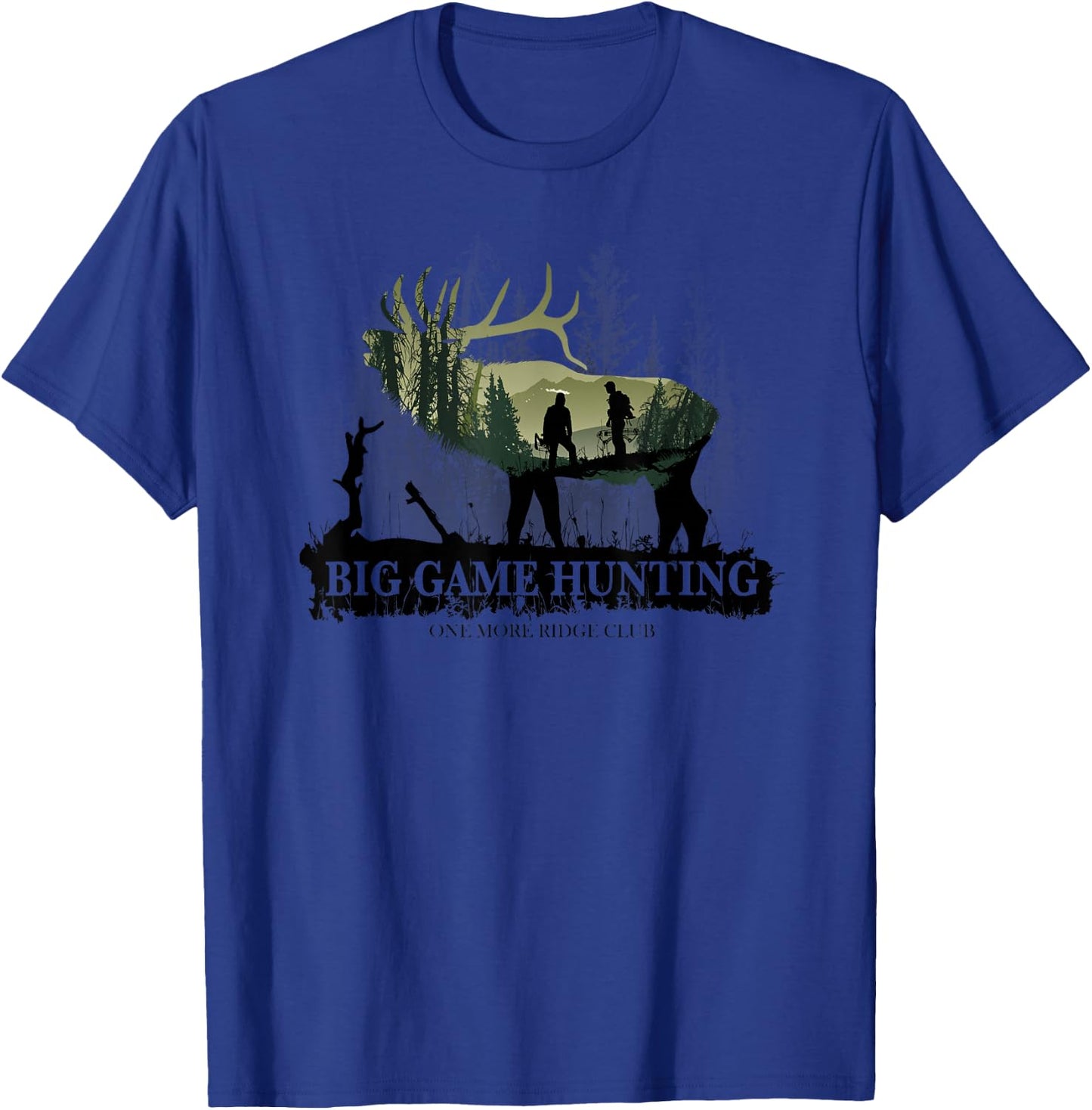Hunting, Elk Hunting, Bow Hunter T-Shirt - T-Shirt | Royal