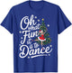 Reindeer Ballet Christmas Dance Oh What Fun It Is To Dance T-Shirt - T-Shirt | Royal