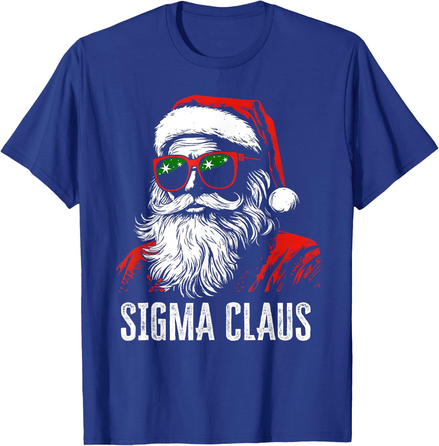 Sigma Claus Santa Funny Christmas Rizz Male The Rizzler Meme T-Shirt - T-Shirt | Royal