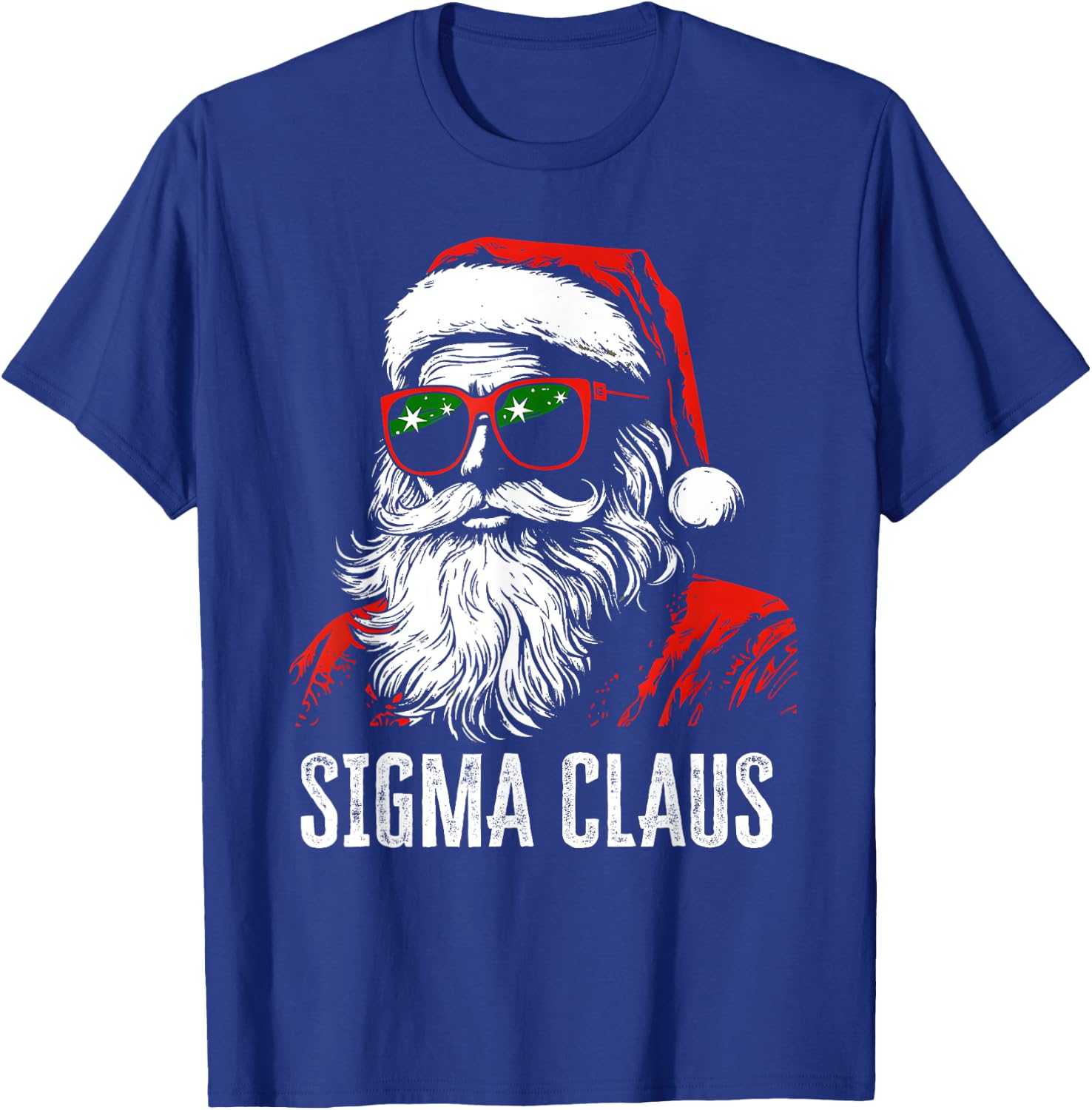 Sigma Claus Santa Funny Christmas Rizz Male The Rizzler Meme T-Shirt - T-Shirt | Royal