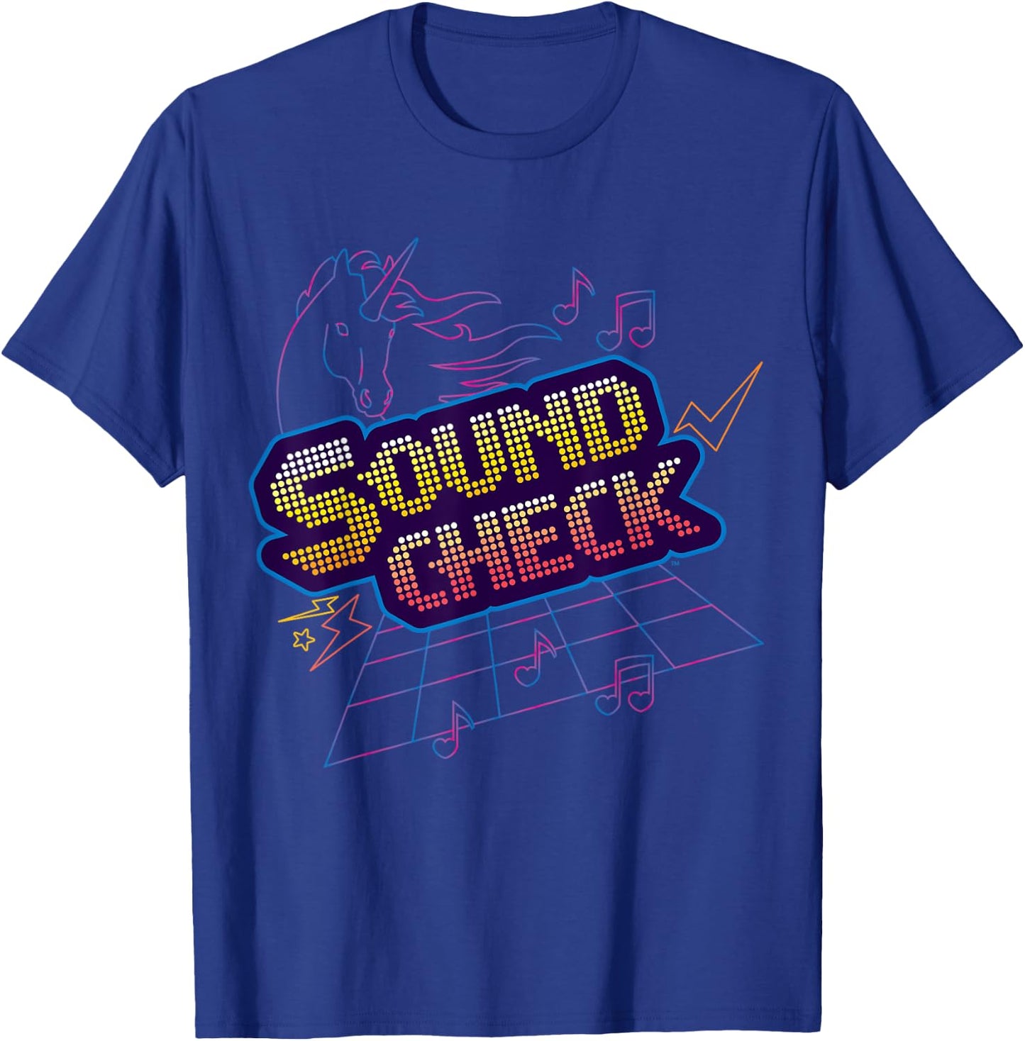 Odd Squad Soundcheck Band Unicorn Dance Floor Shirt T-Shirt - T-Shirt | Royal