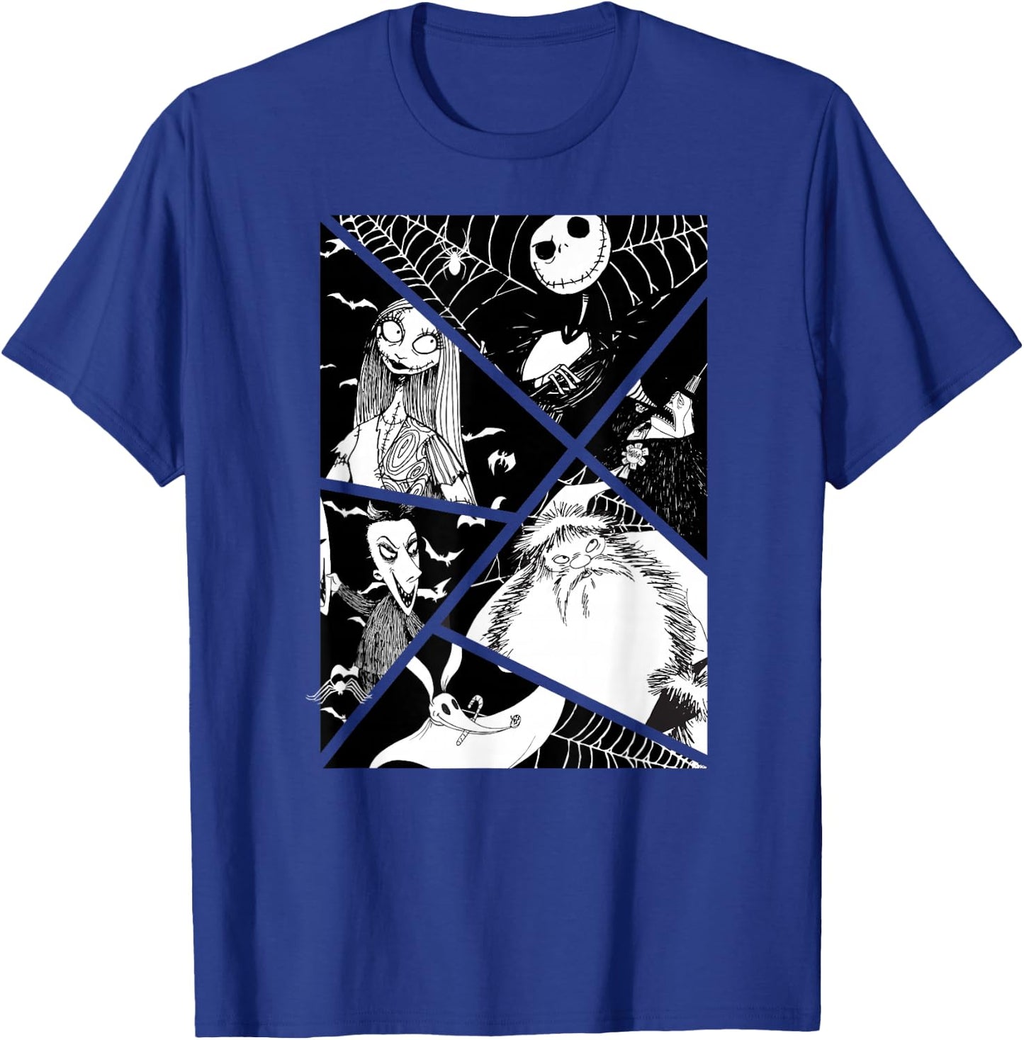 The Nightmare Before Christmas - Jack Sally Santa Lock Zero T-Shirt - T-Shirt | Royal