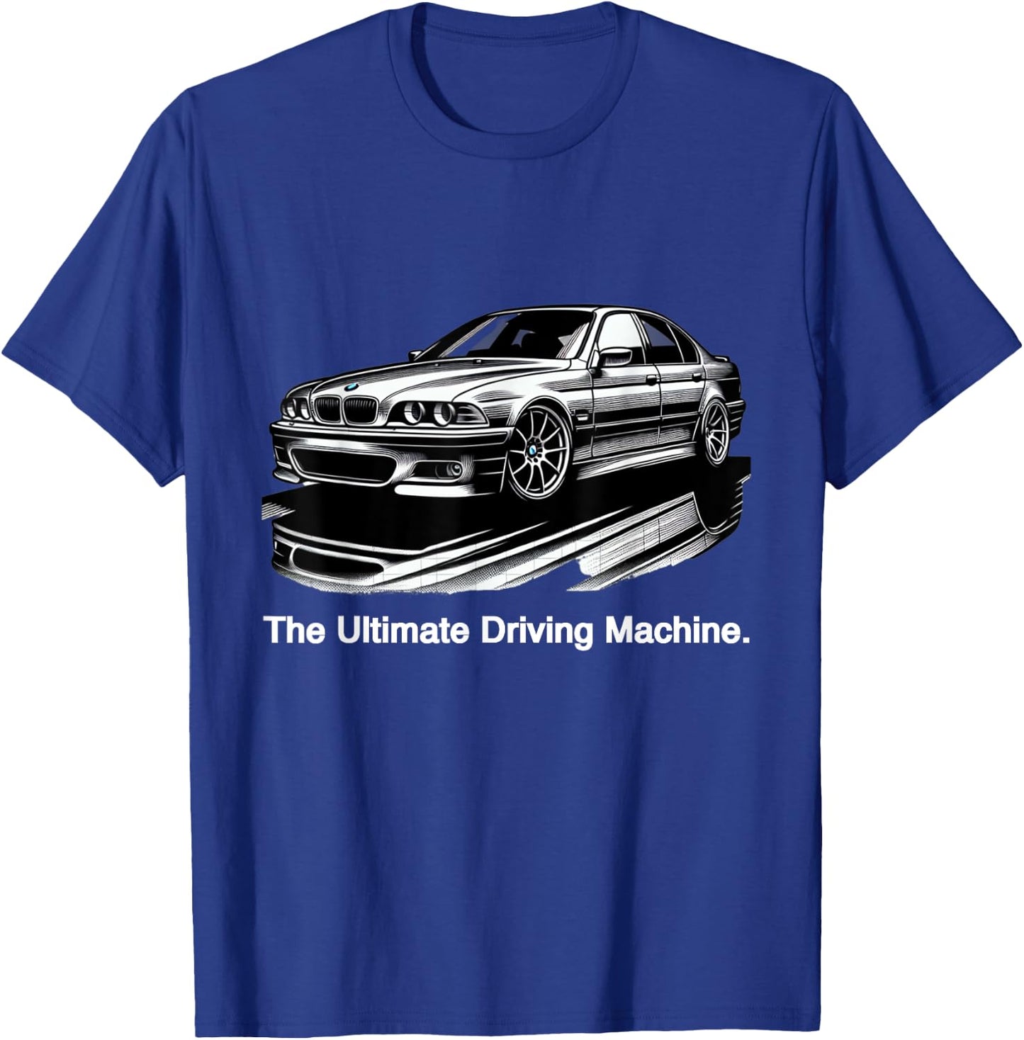 Ultimate Driving Machine Vintage Euro E39 T-Shirt - T-Shirt | Royal