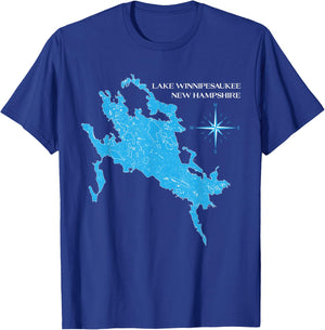 Lake Winnipesaukee New Hampshire T-Shirt - T-Shirt | Royal