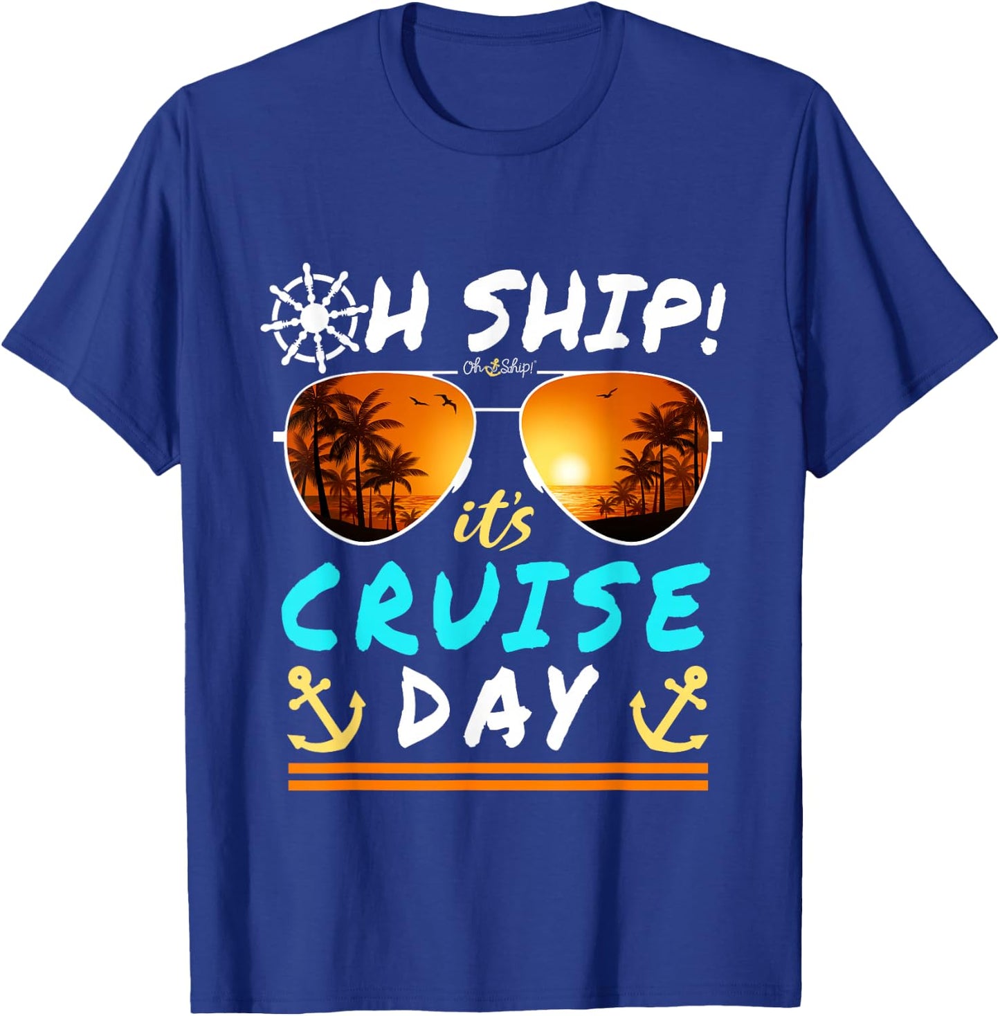Cruise Wear It's Cruise Day Matching Group Cruise - -Adults & Kids, Black, Small, Short Sleeve T-Shirt - T-Shirt | Royal