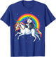 Siberian Husky Unicorn T shirt Girls Space Galaxy Rainbow T-Shirt - T-Shirt | Royal