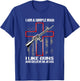 I'm A Simple Man I Like Guns And Believe In Jesus T-Shirt - T-Shirt | Royal