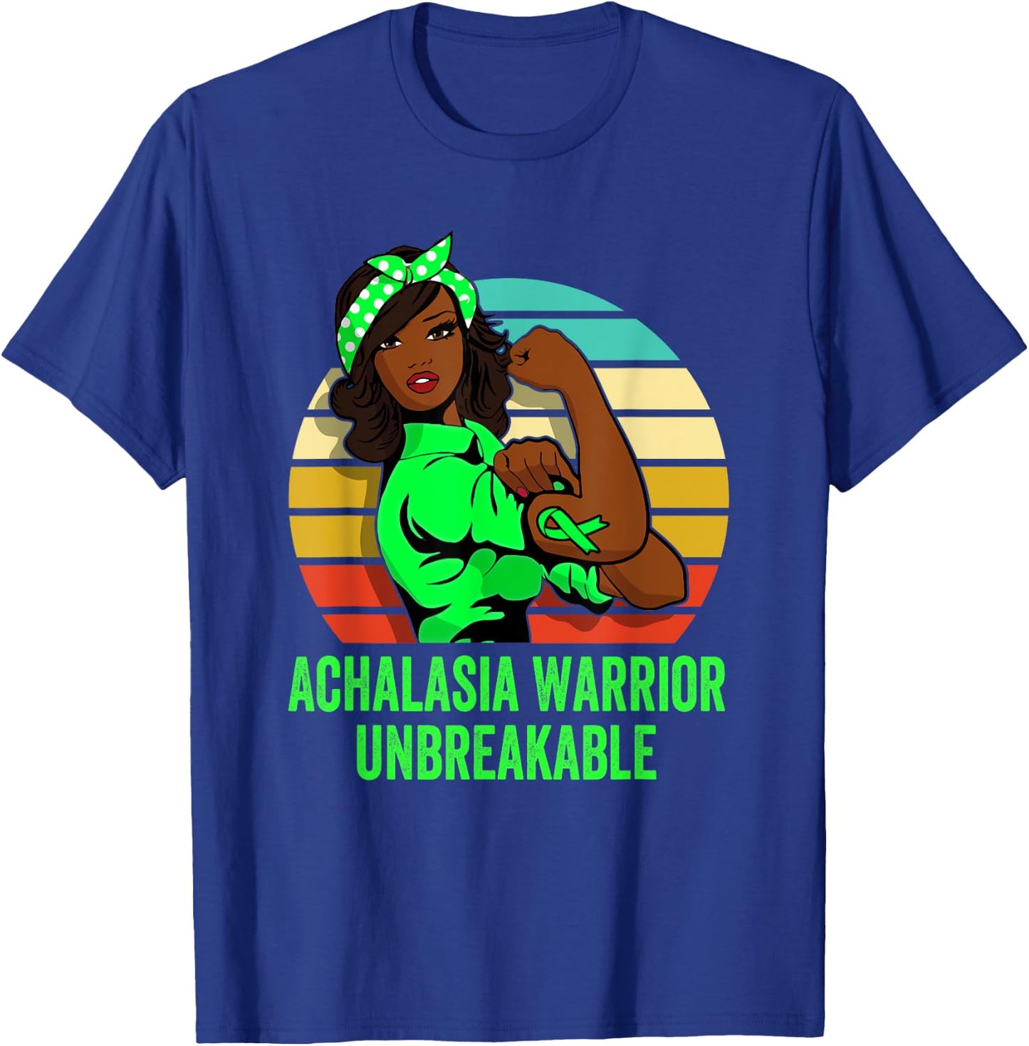 Achalasia Warrior Shirt Unbreakable T-Shirt - T-Shirt | Royal
