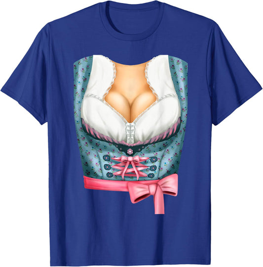 Dirndl Costume Bavarian Beer Oktoberfest Fraulein Women T-Shirt - T-Shirt | Royal
