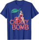 Cherry Bomb Women Men Cherries Roller Derby Retro 70s T-Shirt - T-Shirt | Royal