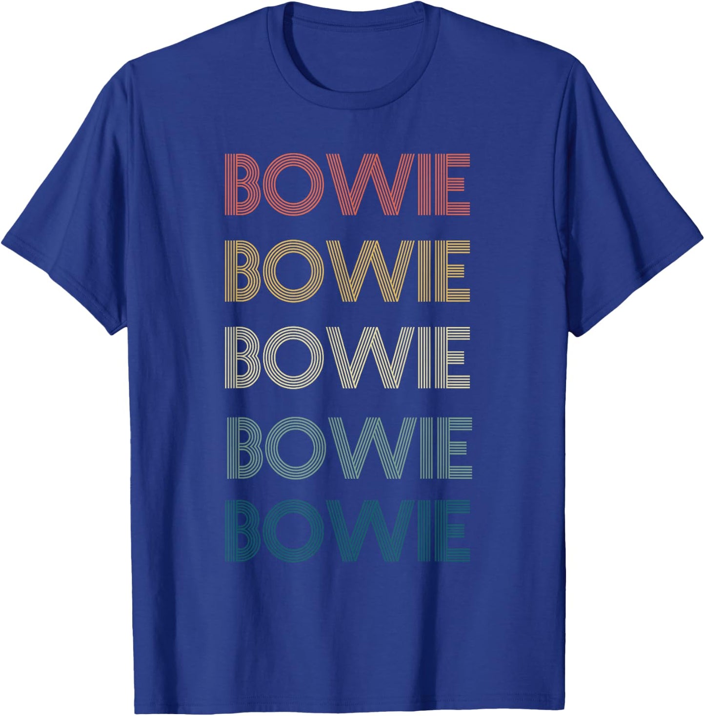 Bowie Maryland Pride Vintage State MD Retro 70s T-Shirt - T-Shirt | Royal