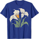 Vintage Botanical Calla Lily Flower Girl Floral Plant Mom T-Shirt - T-Shirt | Royal