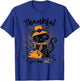 Thankful For My Cat Thanksgiving Cat Lover Gift T-Shirt - T-Shirt | Royal