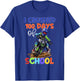 I Crushed 100 Days Of School Dirt Bike Kids 100 Days Smarter T-Shirt - T-Shirt | Royal