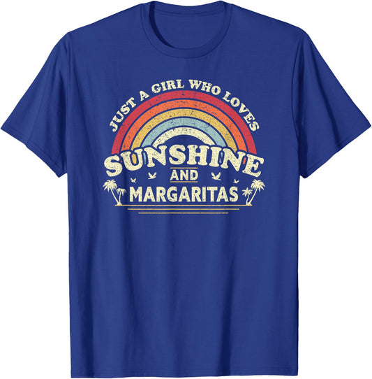 Margarita Shirt. A Girl Who Loves Sunshine and Margaritas T-Shirt - T-Shirt | Royal