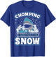 Shark Christmas Clothing Through The Snow Funny Sharkmas T-Shirt - T-Shirt | Royal
