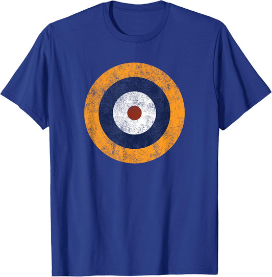 RAF Roundel Type A1 | Vintage Air Force A.1 Roundels T-Shirt - T-Shirt | Royal