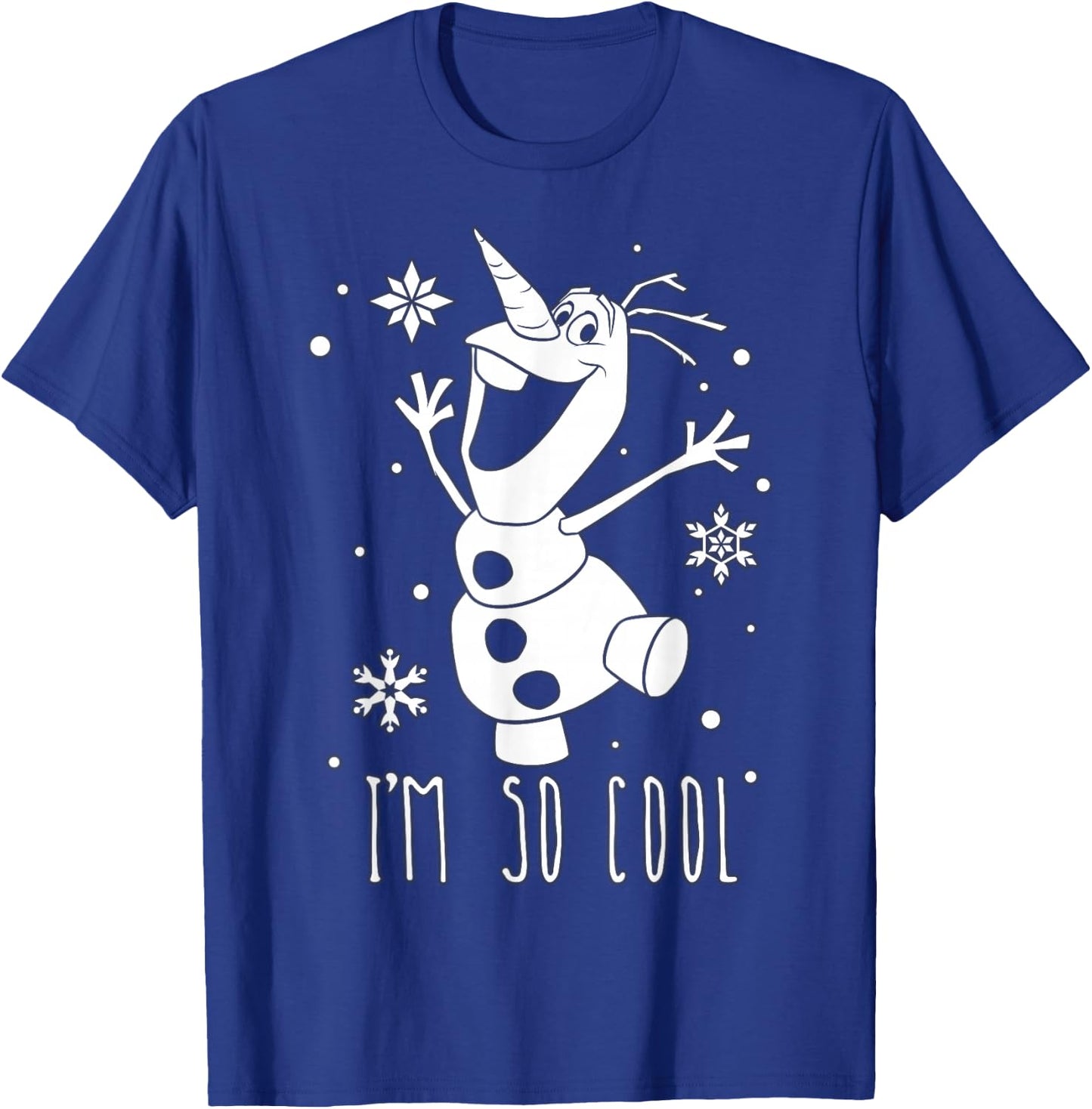 Disney Frozen Olaf I'm So Cool Dancing Graphic T-Shirt - T-Shirt | Royal
