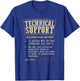 Technical Support Funny Dictionary Definition T-Shirt - T-Shirt | Royal