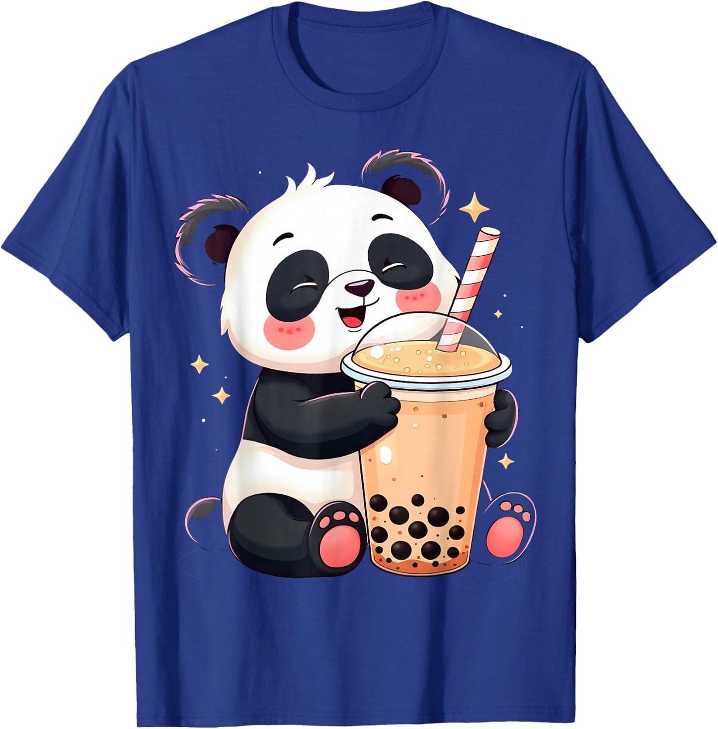 Panda Bubble Tea Lover Kawaii Boba T-Shirt - T-Shirt | Royal