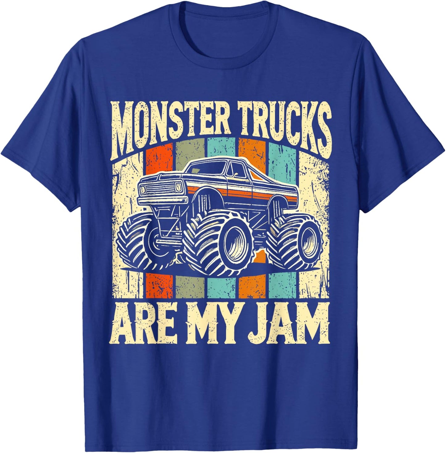 Monster Trucks Birthday Party Monster Truck T-Shirt - T-Shirt | Royal