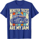 Monster Trucks Birthday Party Monster Truck T-Shirt - T-Shirt | Royal