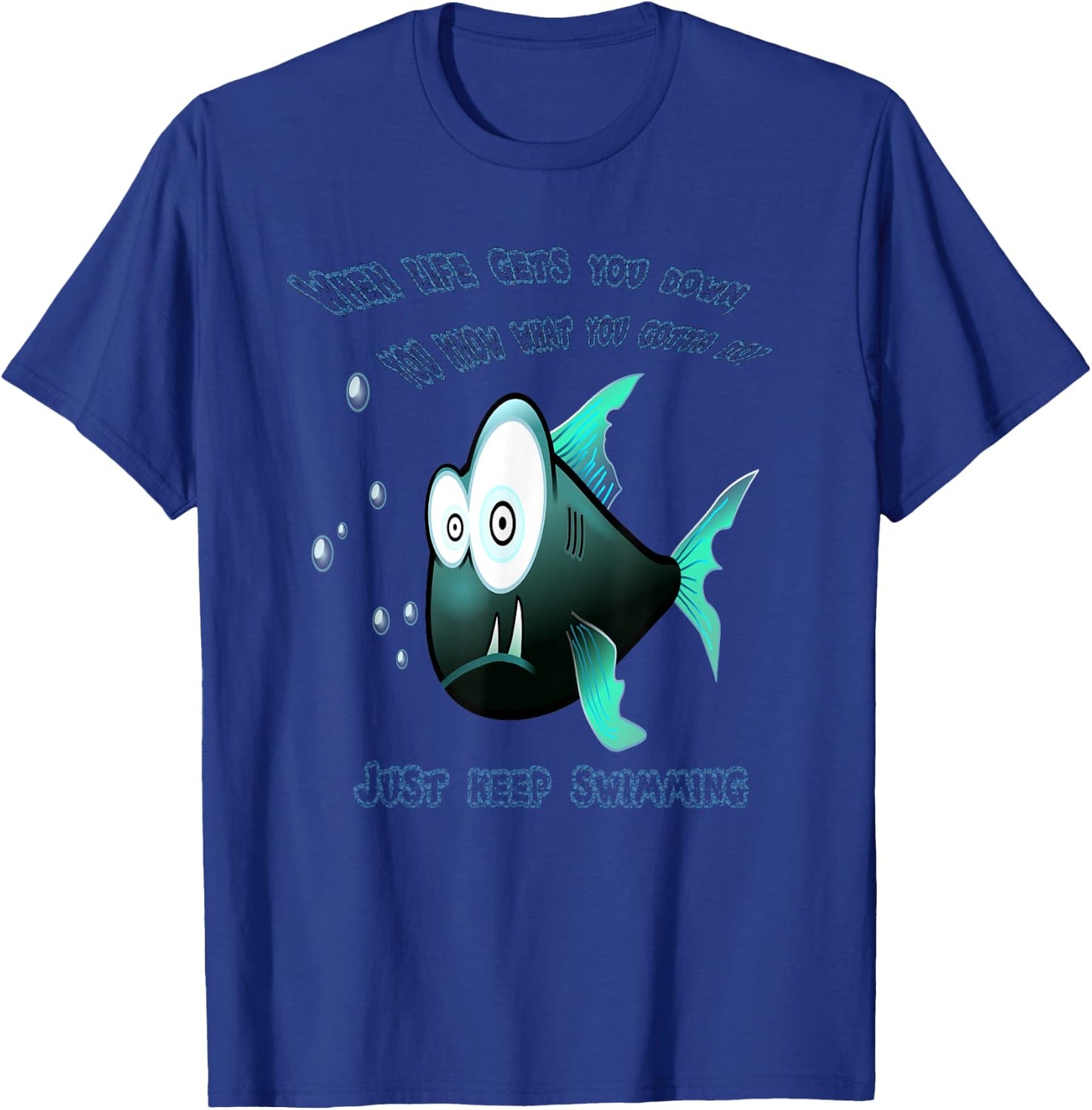 Positive Thinking - Gift Swimmers / Optimists T-Shirt - T-Shirt | Royal