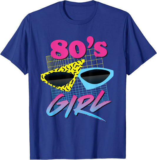 This is My 80s Girl Costume Party T-Shirt - T-Shirt | Royal
